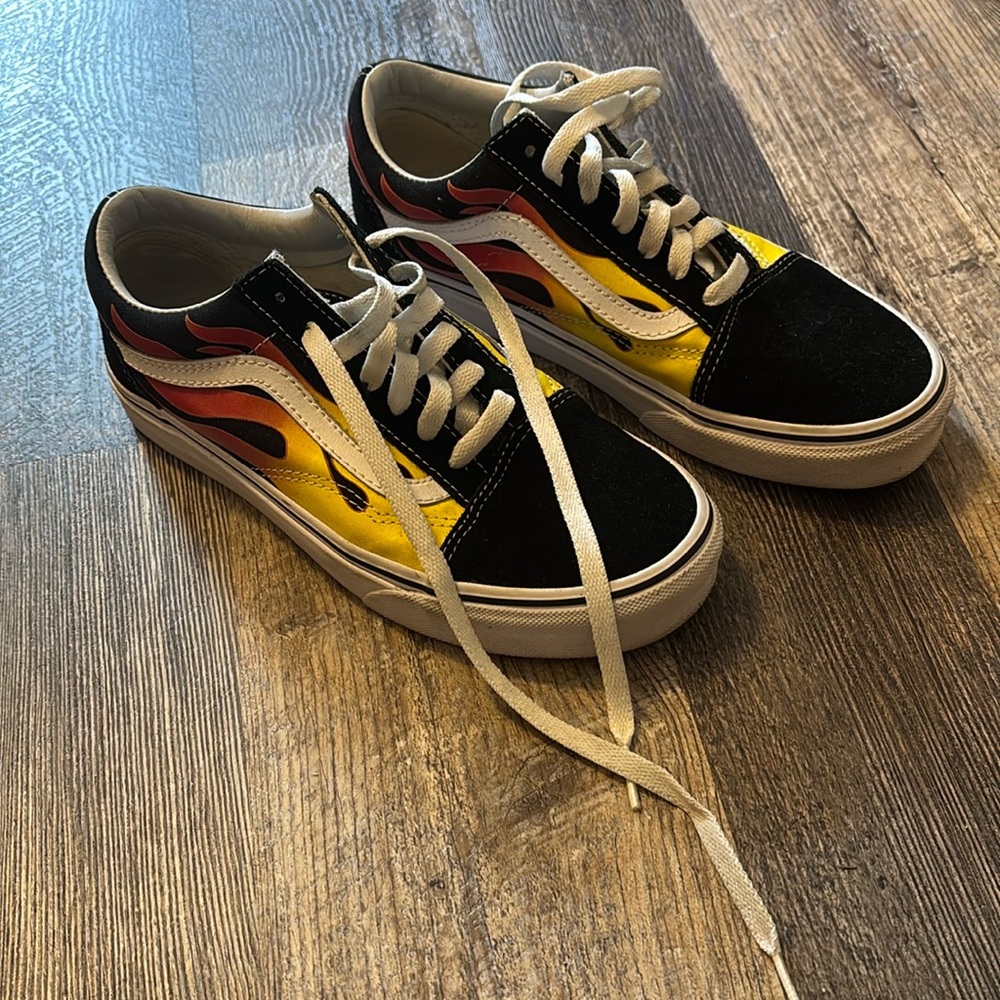 Old school flame vans